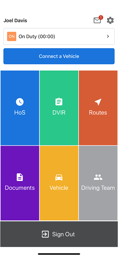 driver tracking app